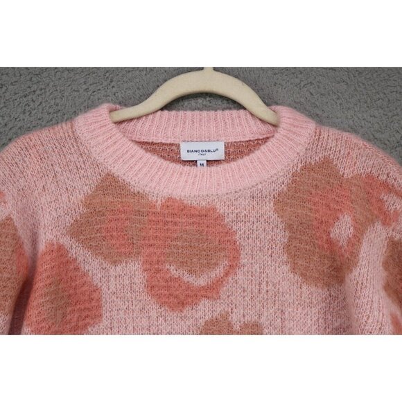 Bianco & Blu Mohair Blend Italian Sweater-Size Medium-Soft - Picture 4 of 10